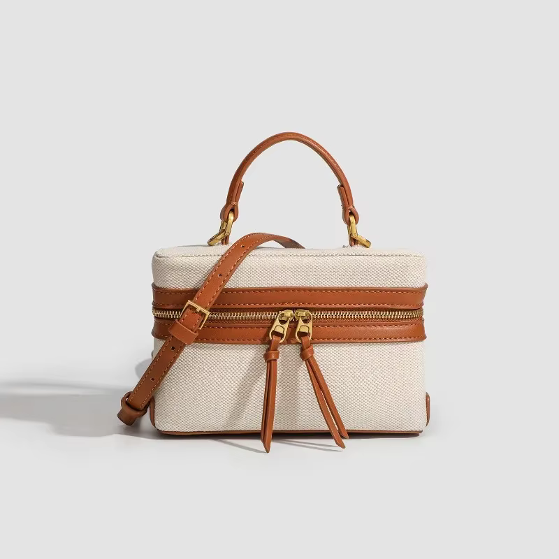 Boîte de mode femmes sacs à main concepteur toile épaisse épaule