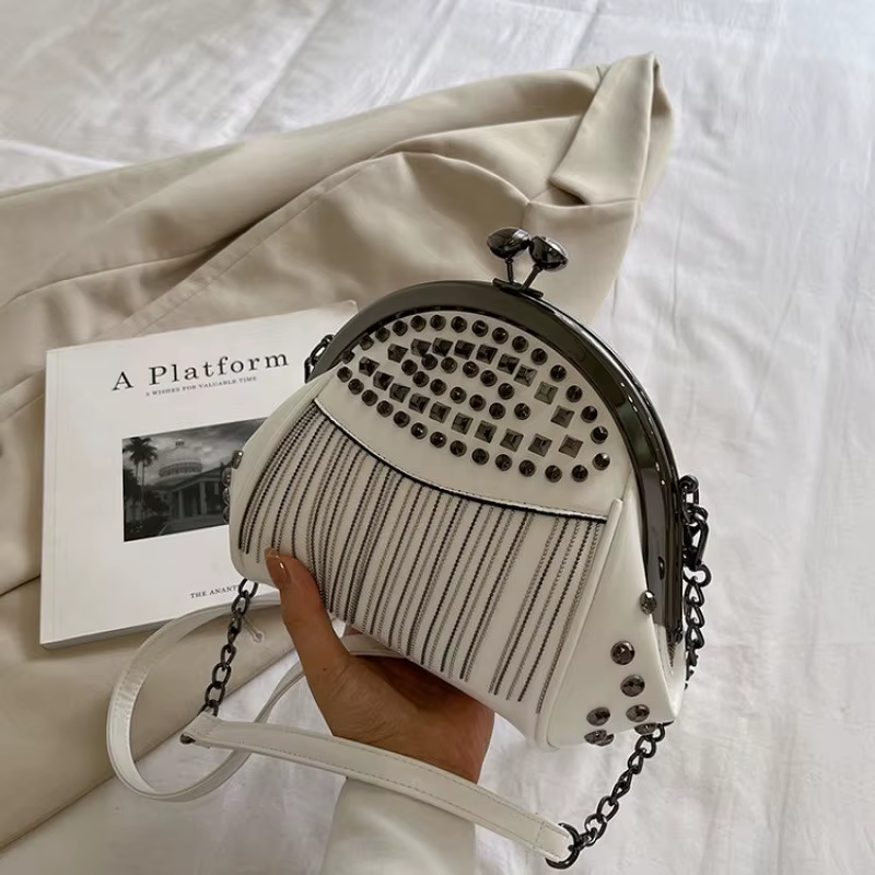 Sac à bandoulière à franges et pompons