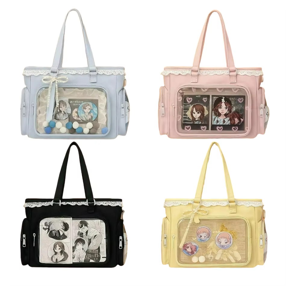 Sac à bandoulière Itabag japonais bidimensionnel motif Ballerine Grande Façon
