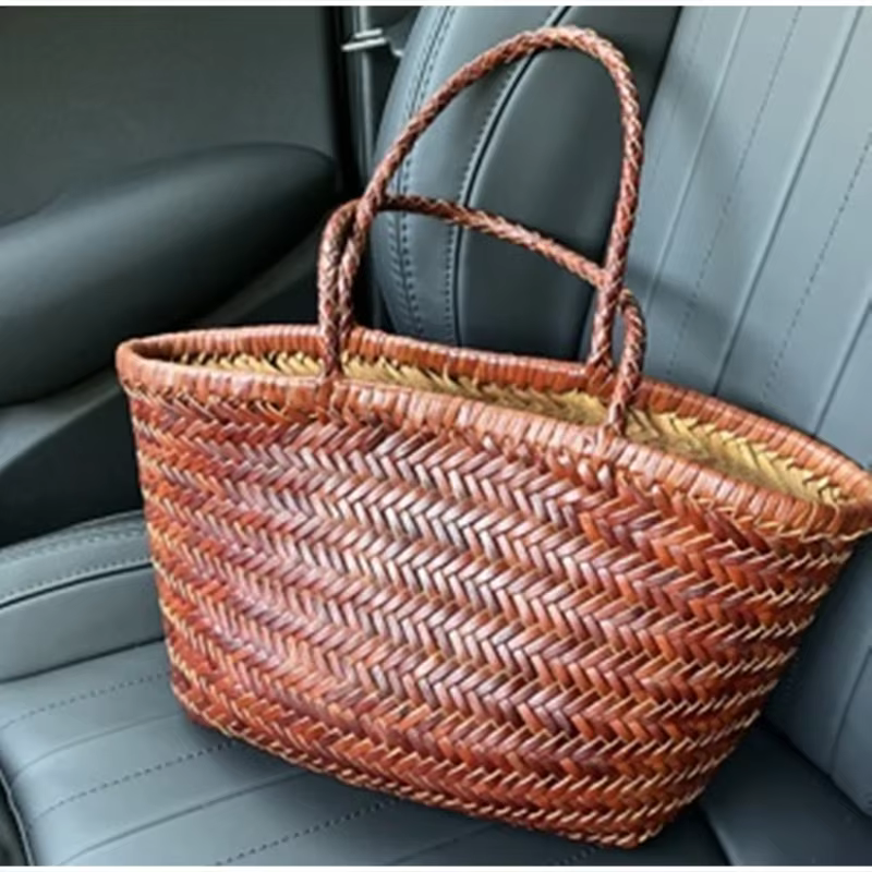 Sac tissé rétro français