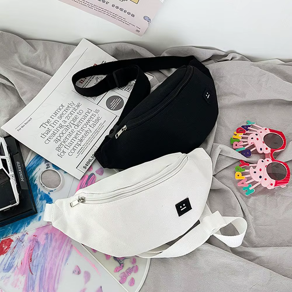 Sac banane en toile pour femme