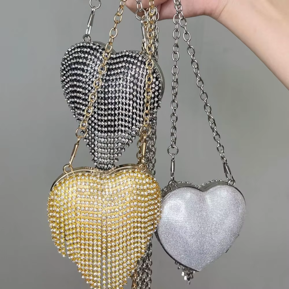 Pochette de Soirée pour Femme en Strass