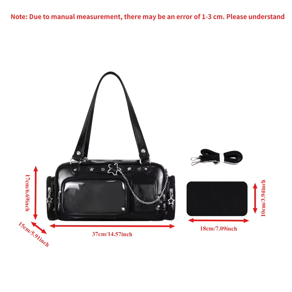 Nouveau sac Lolita Girl transparent