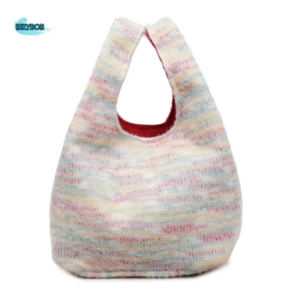 Sac fourre-tout en peluche imprimé léopard