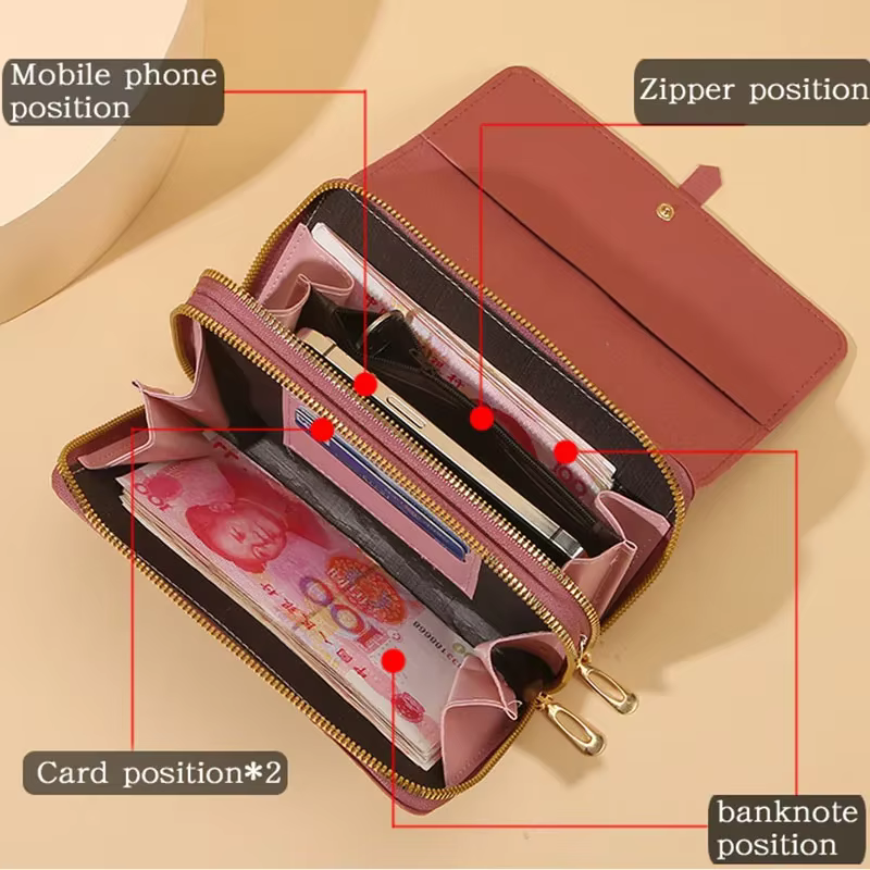 Sac de téléphone portable en PU pour femmes, sac à bandoulière tendance et multifonctionnel, tendance et rétro