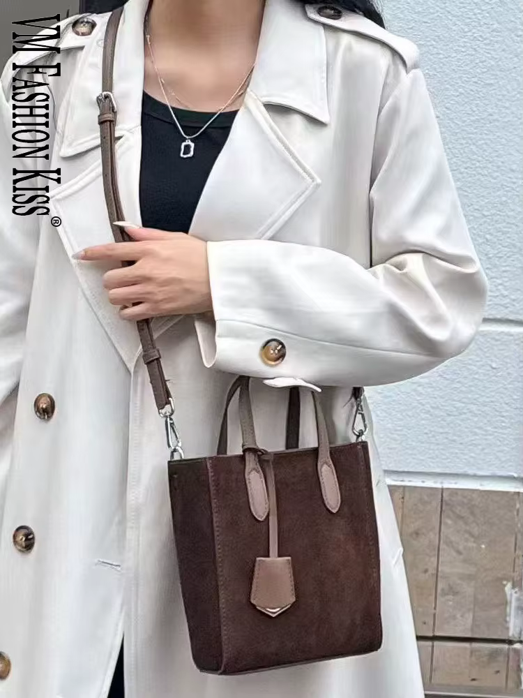 Sacs à main en daim élégants et polyvalents pour femmes