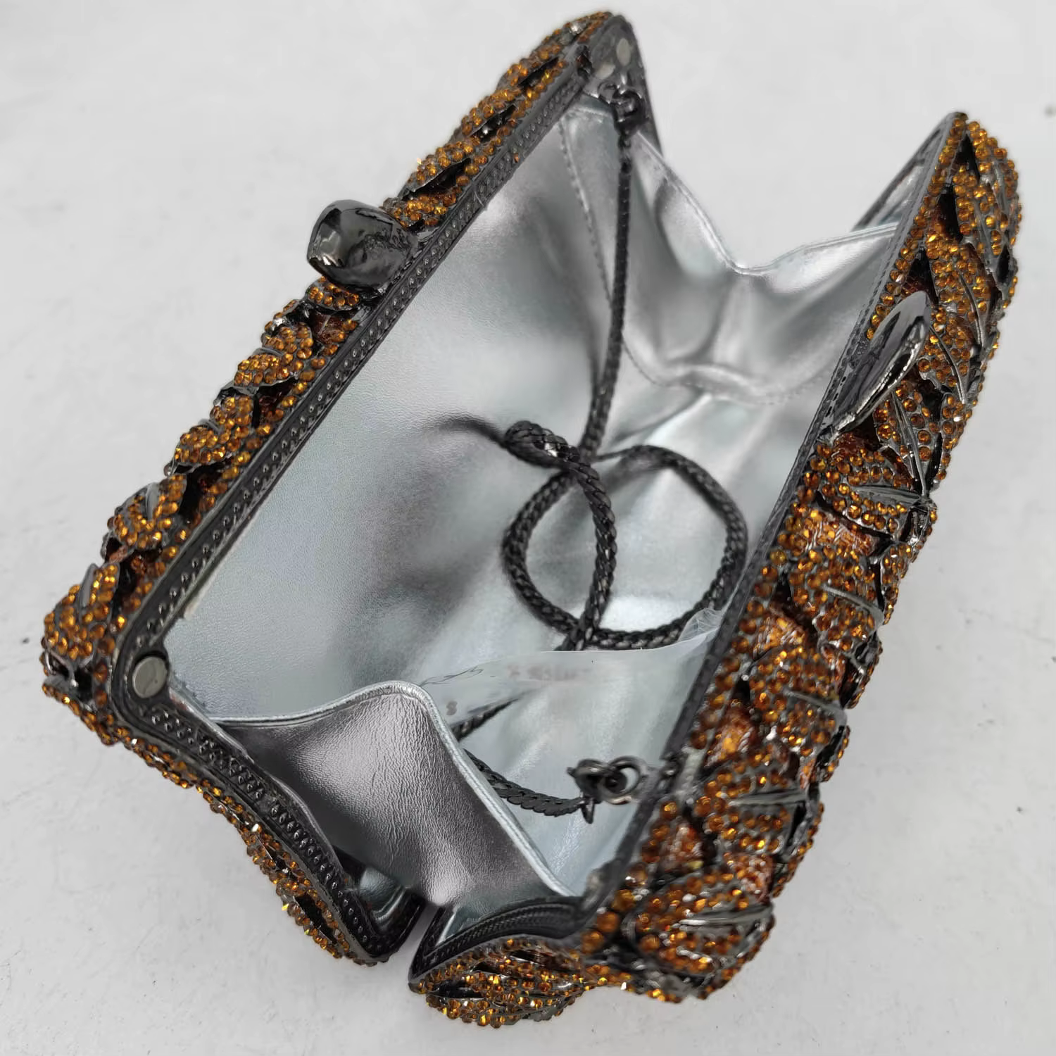 Boutique De FGG-Pochette de Soirée en Bronze pour Femme