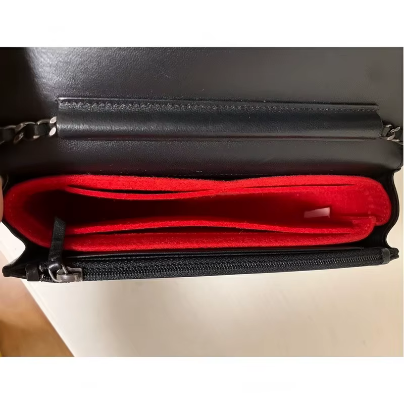 Organisateur de sac en feutre pour portefeuille Cha-el sur chaîne CC WOC