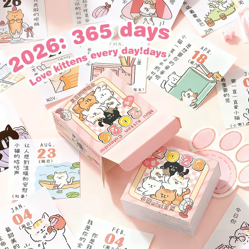 Mini calendrier planificateur quotidien 365 jours