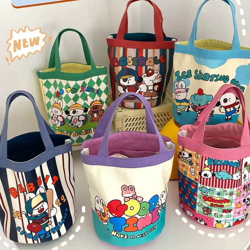 Sac fourre-tout décontracté en toile pour femme