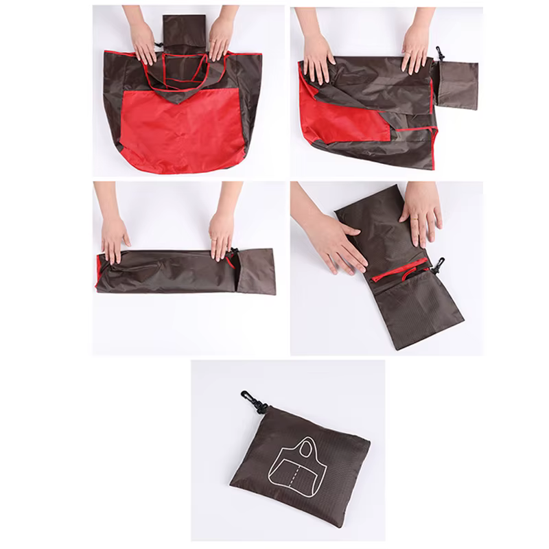 Grand Sac à Provisions Pliable Réutilisable pour Femme