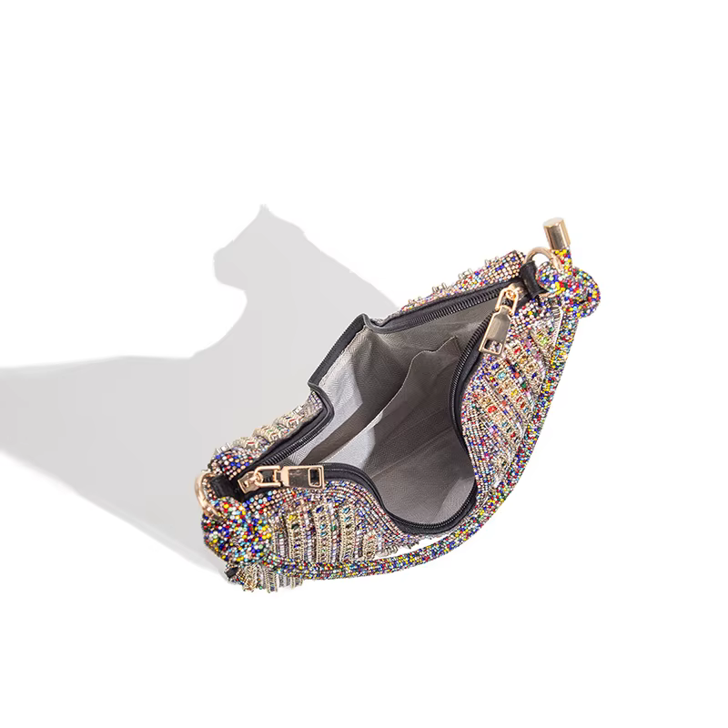 Sac à main en diamant, sac seau en strass pour femme