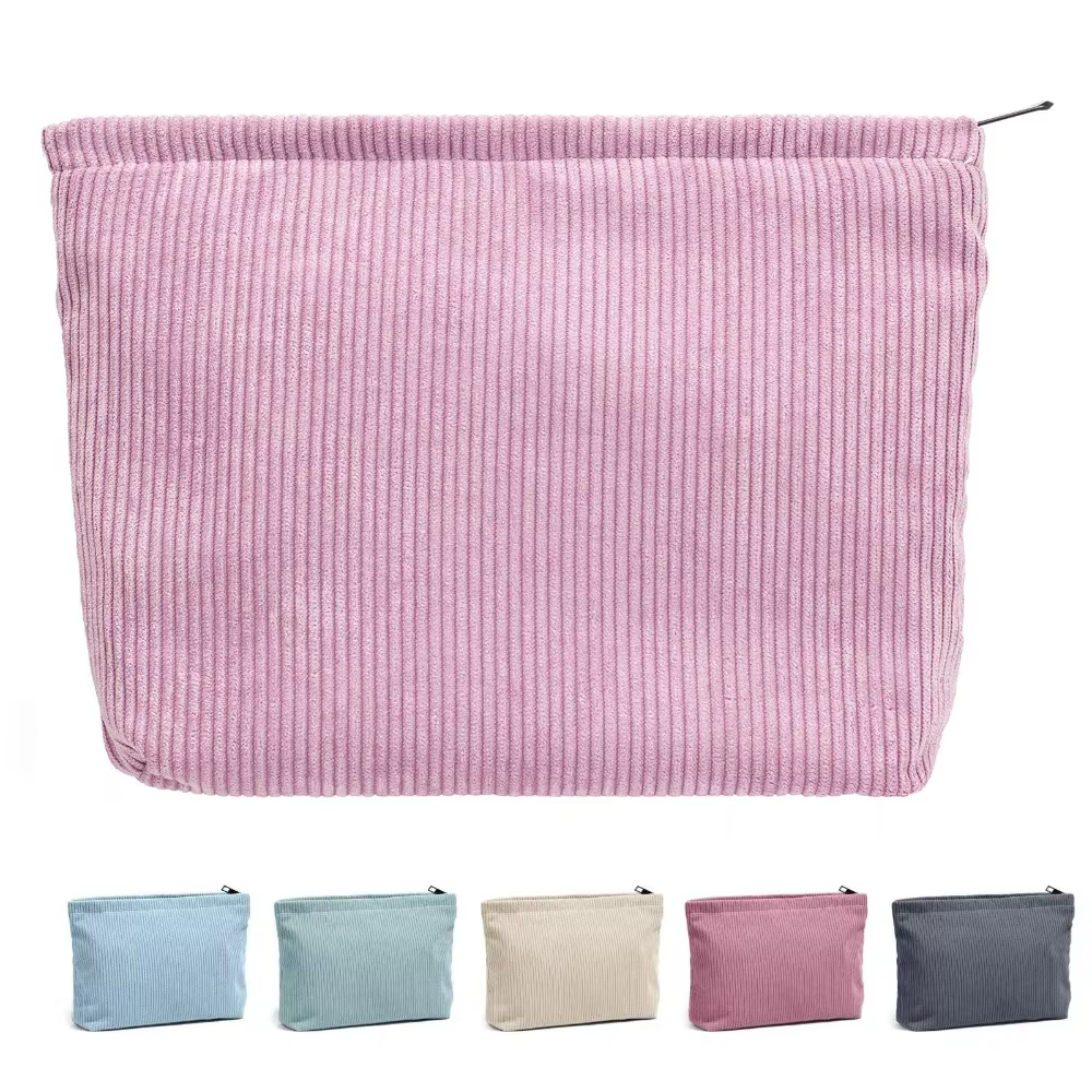 Trousse de maquillage grande fermeture éclair