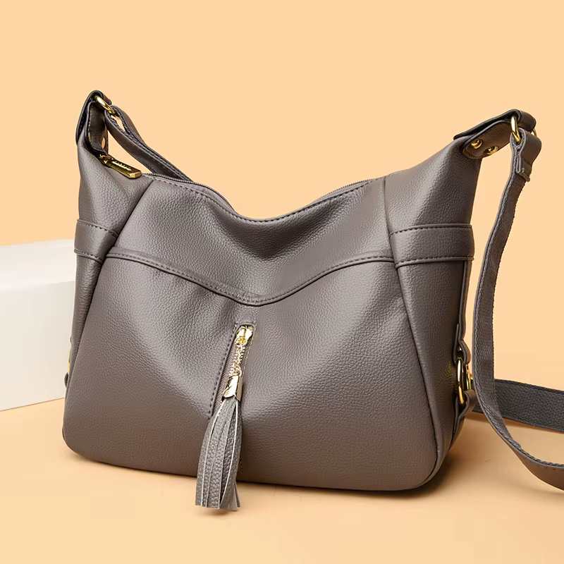 Sacs à main coréens en cuir souple pour femmes, sac à bandoulière polyvalent, sacs initiés par dames, nouvelle tendance, marque de créateur de luxe, mode
