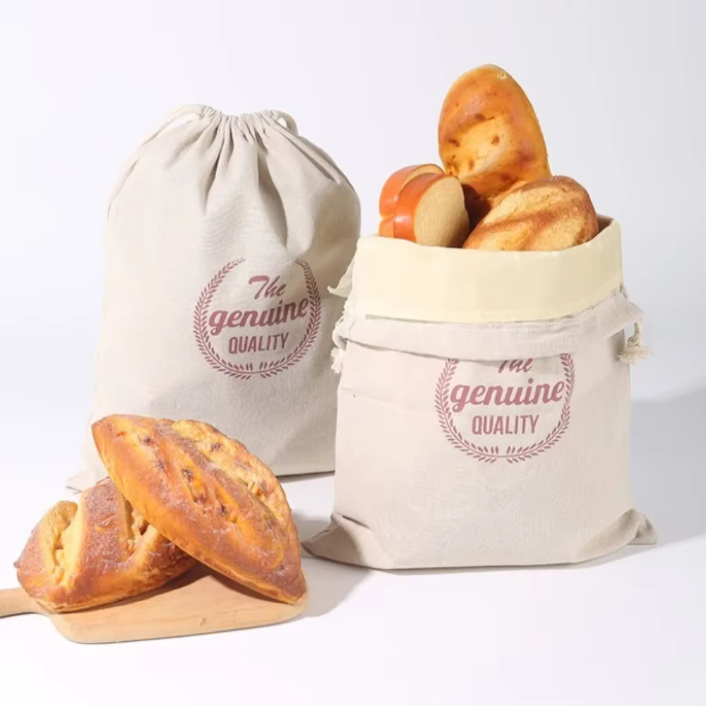 Sac à pain en lin, garde le pain frais et moelleux