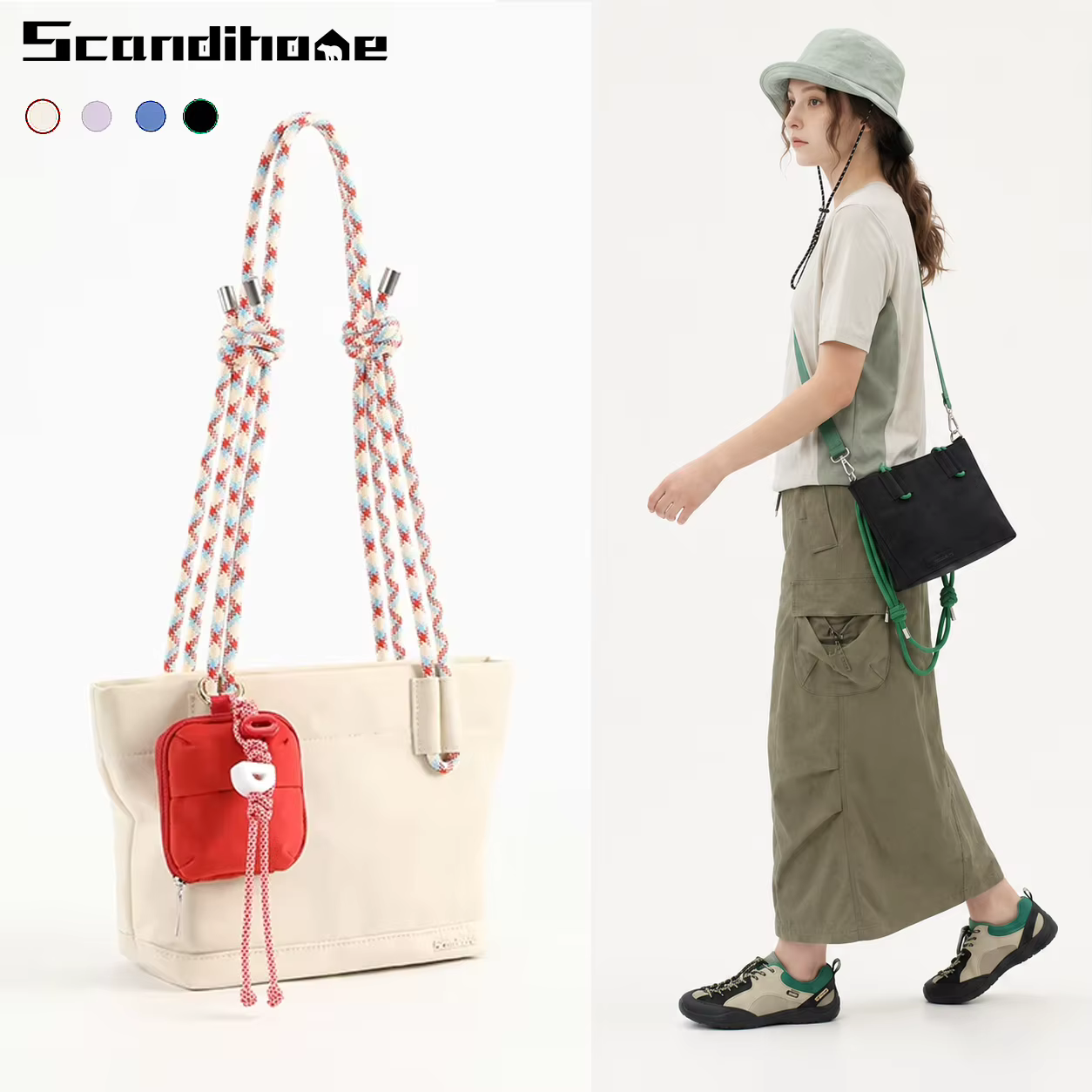 Mini sac fourre-tout pour femme 3L