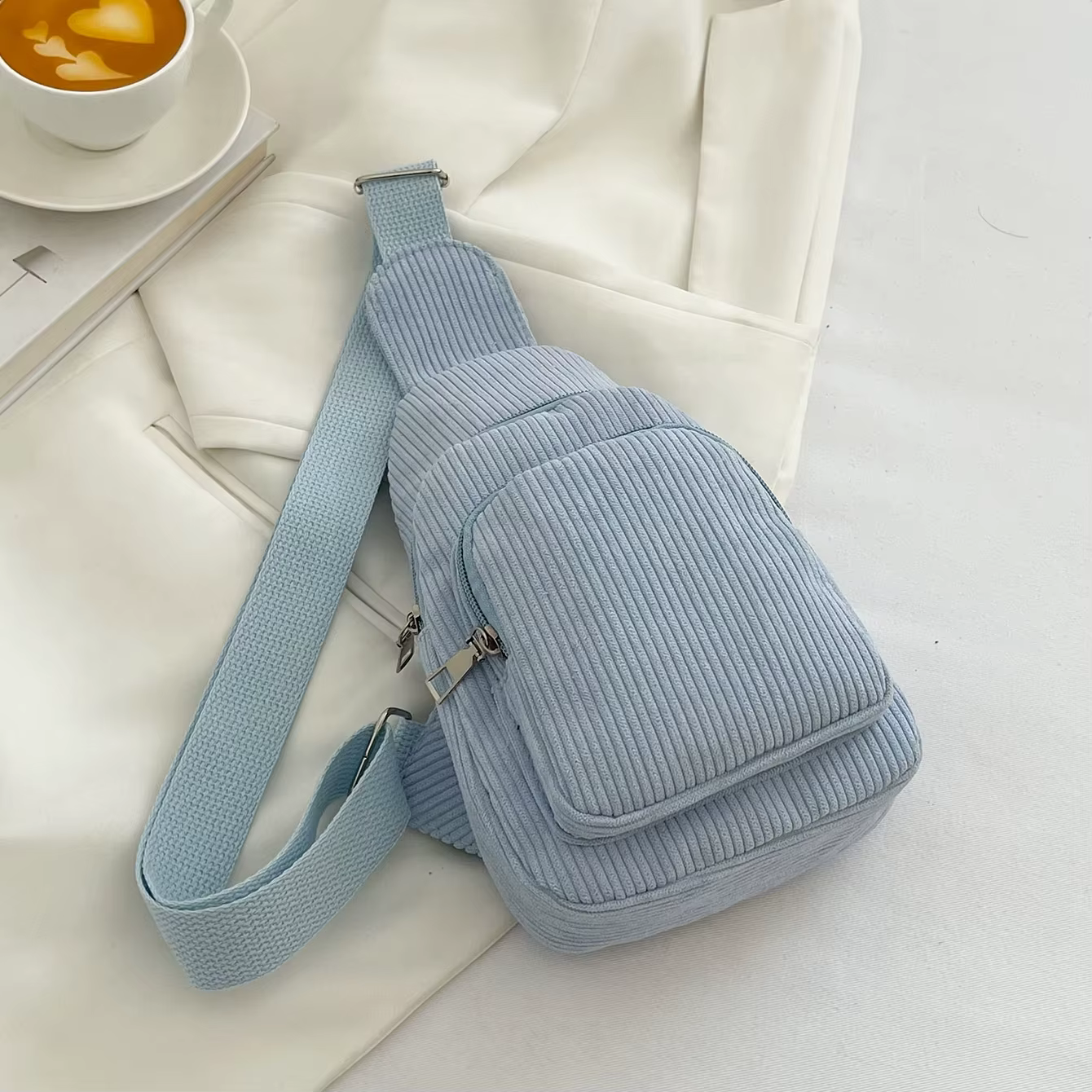 Sac à bandoulière multi-poches pour femmes