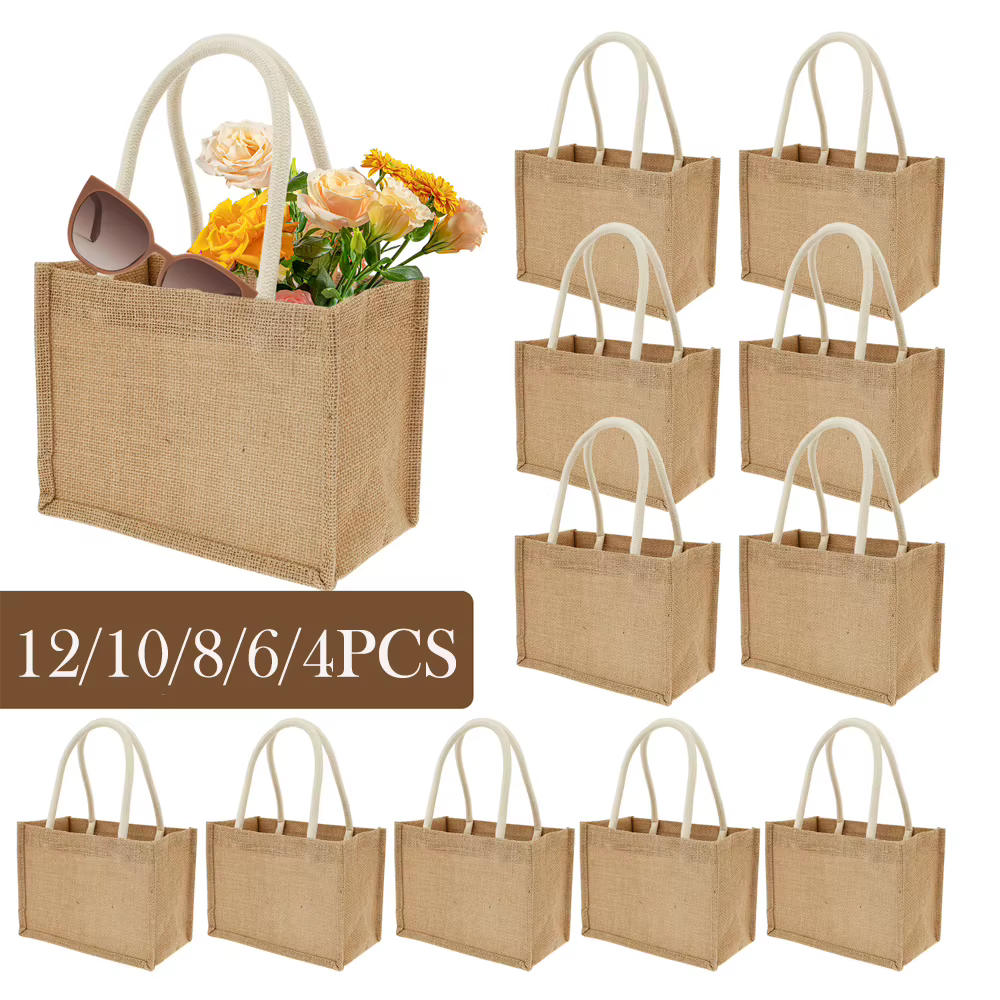 Sacs fourre-tout en toile de jute