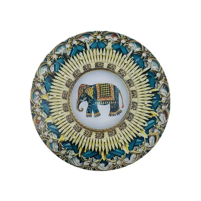 Sac rond plat en acrylique