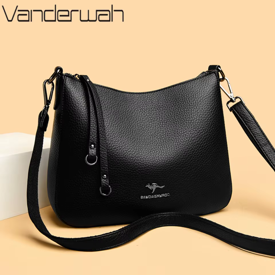 Sac à bandoulière en cuir véritable de qualité supérieure