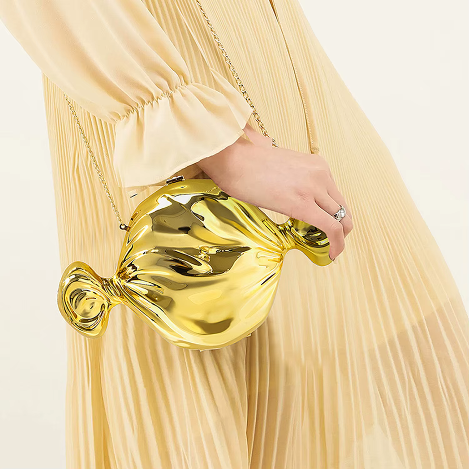 Sac à main tendance en forme de bonbon pour femme