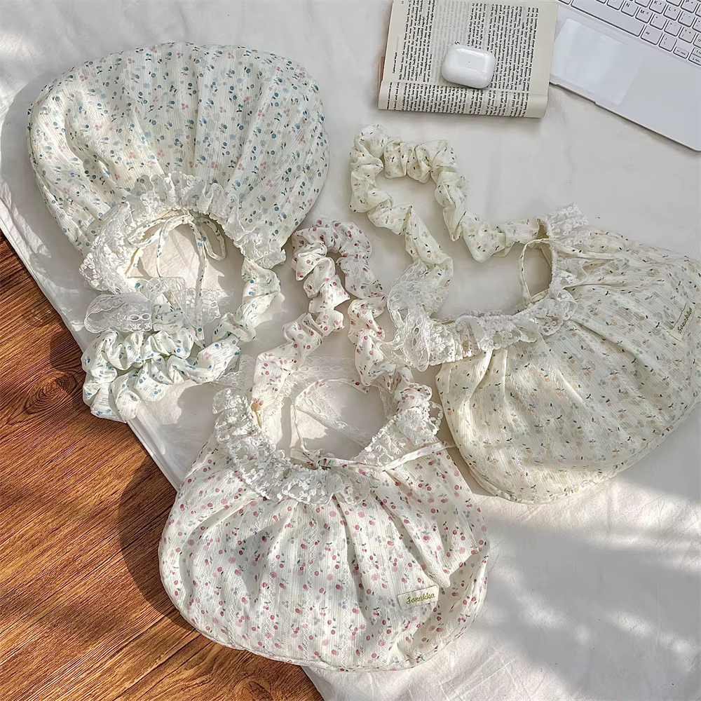 Sac à main élégant en dentelle fraîche
