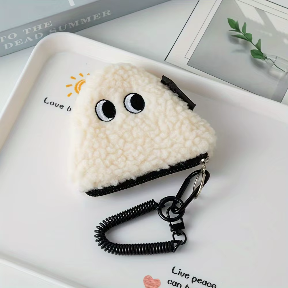 Portefeuille en peluche en rouleau de légumes de riz mignon