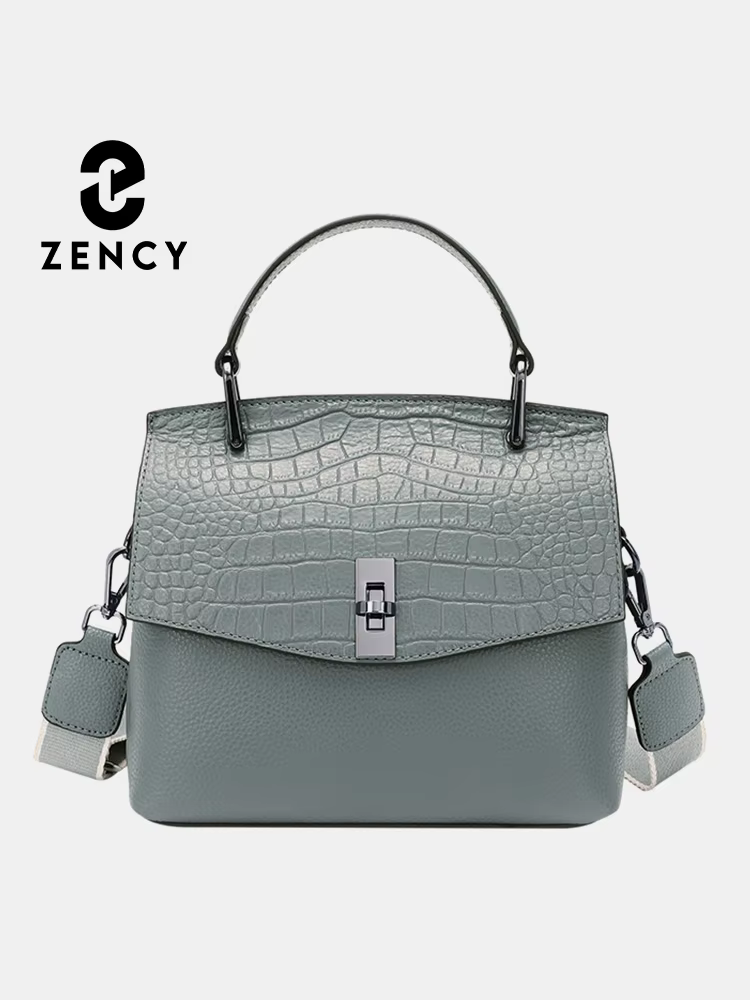 Sac à main Zency en cuir véritable pour femme