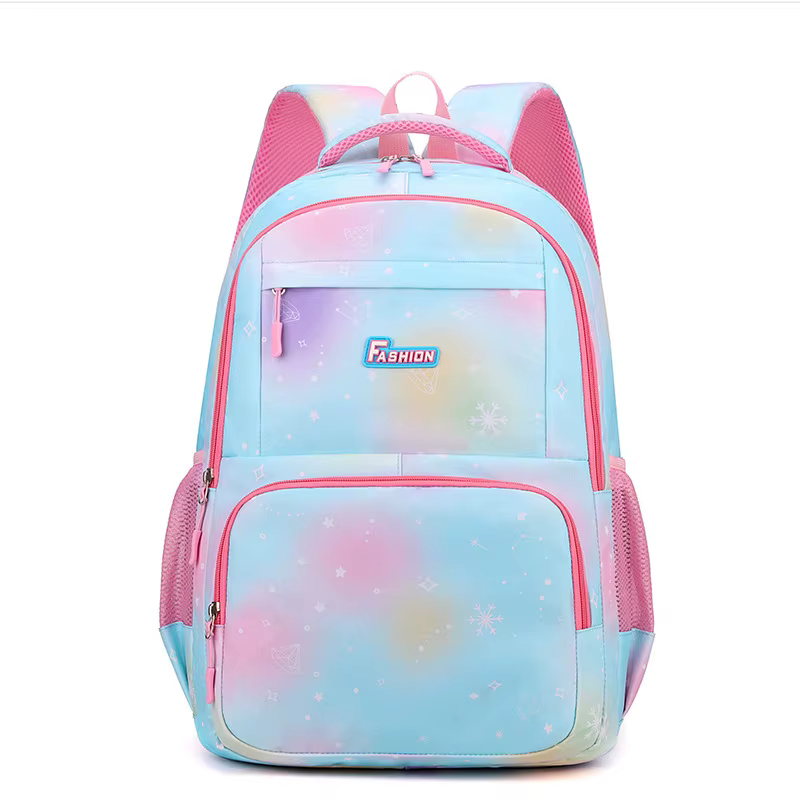 Sac à dos de mode de haute qualité pour filles élèves du primaire niveaux 3-6 dégradé de couleur Campus Double sac à bandoulière