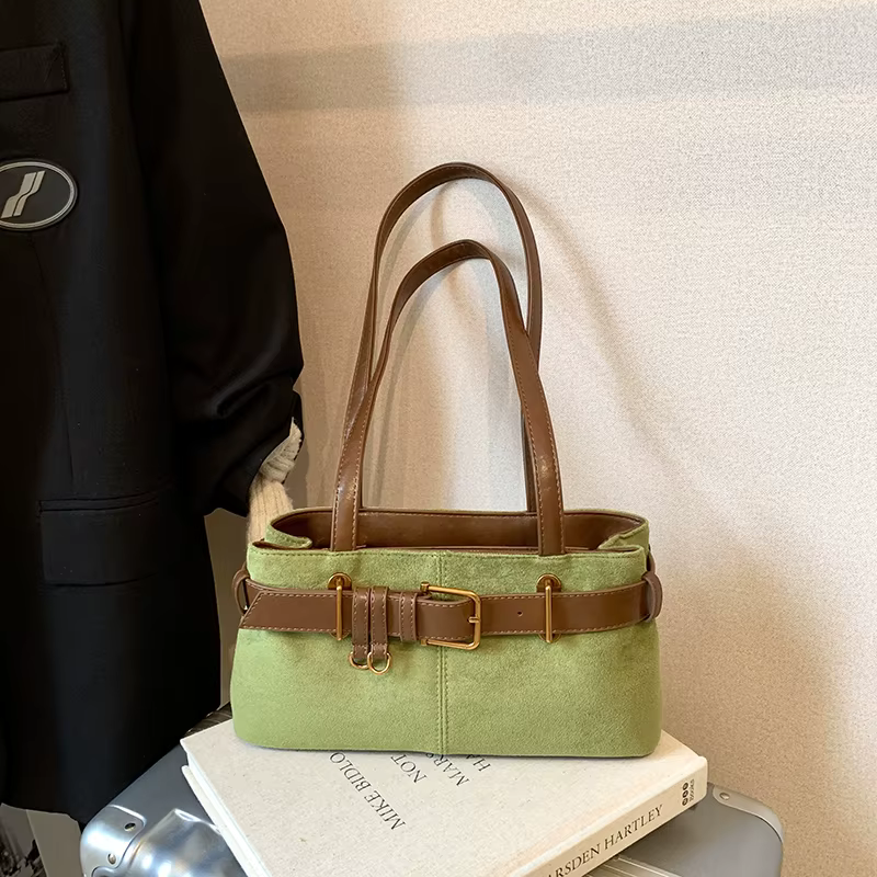 Sac à bandoulière de luxe en cuir PU pour femmes