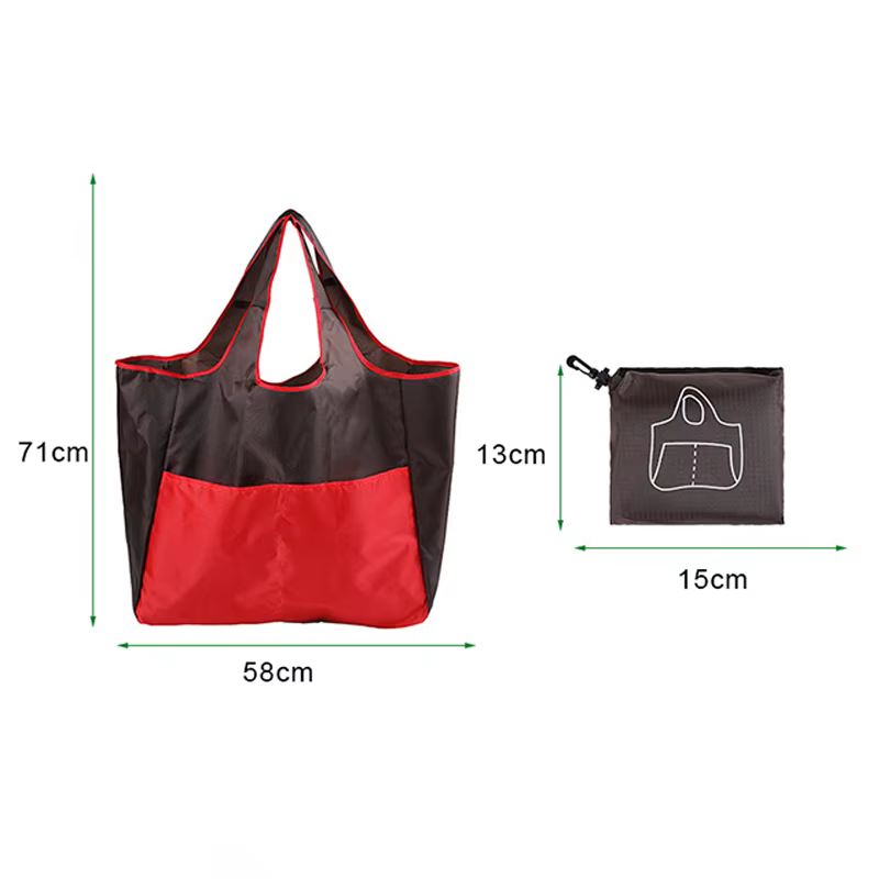 Grand Sac à Provisions Pliable Réutilisable pour Femme