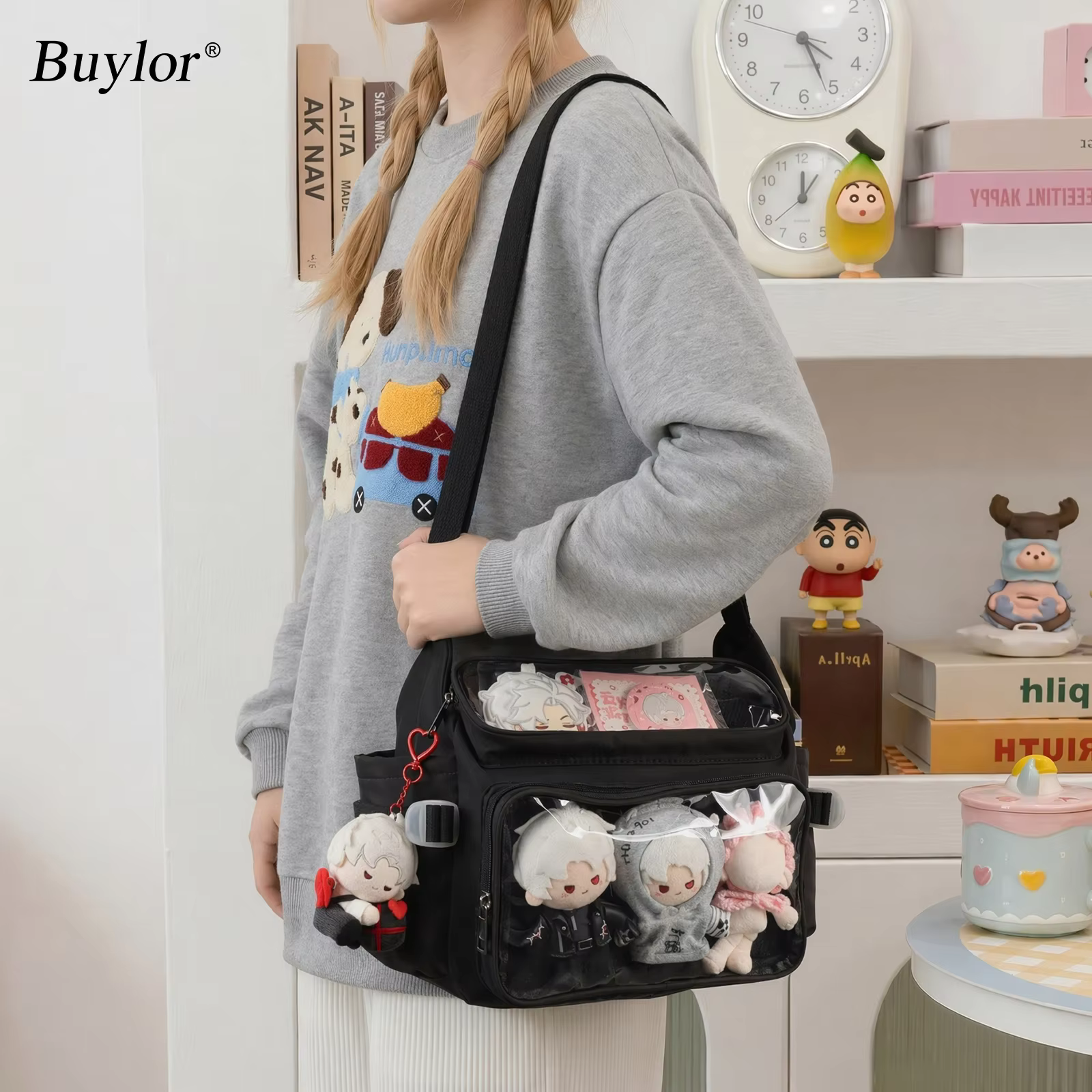 Sac Ita avec insert de fond transparent Buylor pour femme