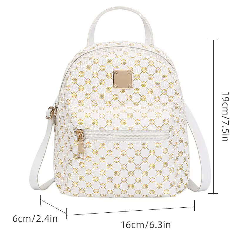 Classique Femmes Sac À Dos Mode Sacs D'école Femme Tous Les Jours Shopping Fille
