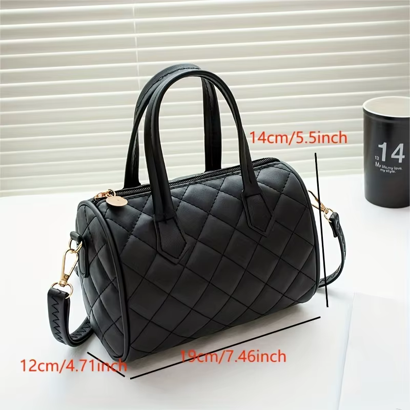 Sac à main à motifs de diamants pour femmes