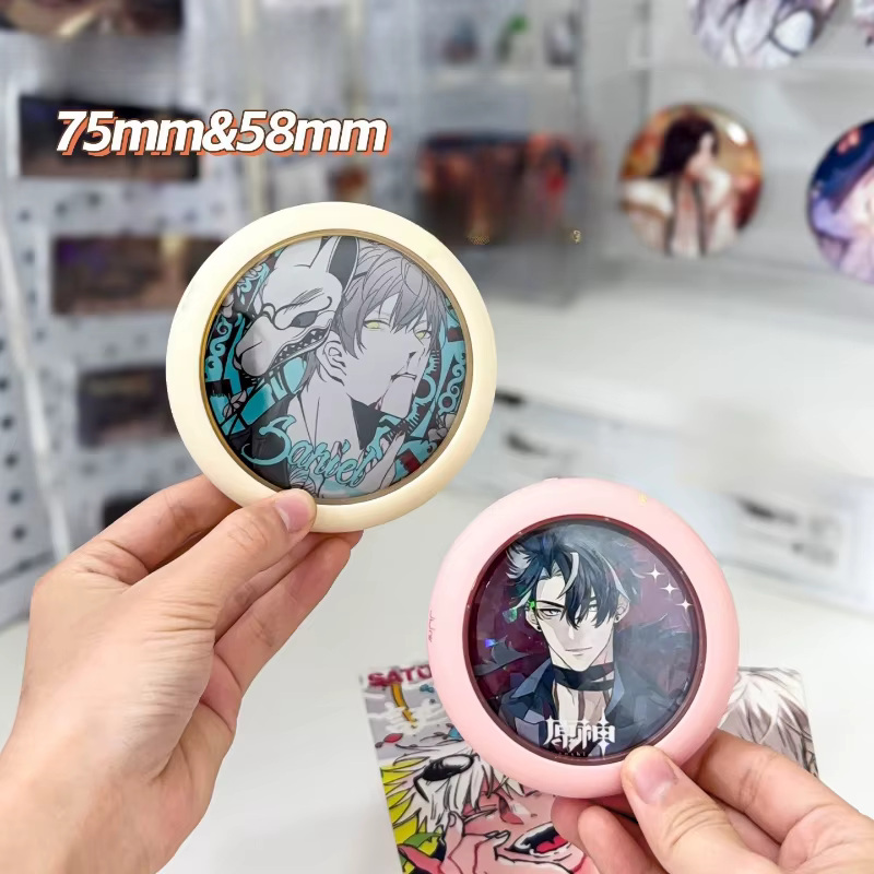 Étui porte-Badge Anime en Silicone transparent, sac Ita en PVC, accessoire pour affichage de broches, pochette de rangement mignonne à collectionner pour épingles en émail