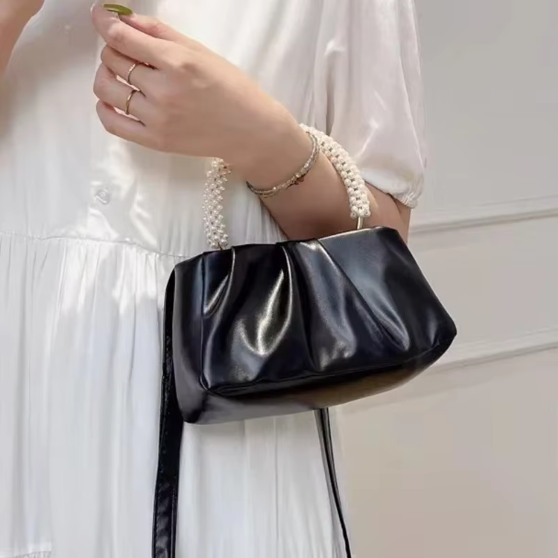 Mode perle poignée femmes dîner pochette sac à main sacs
