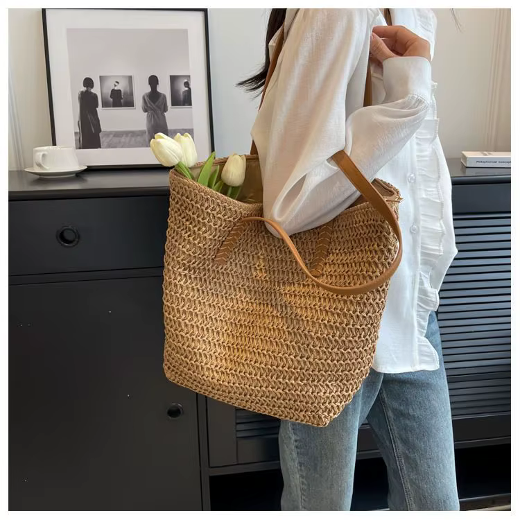 Sac à bandoulière tissé à la main pour femme