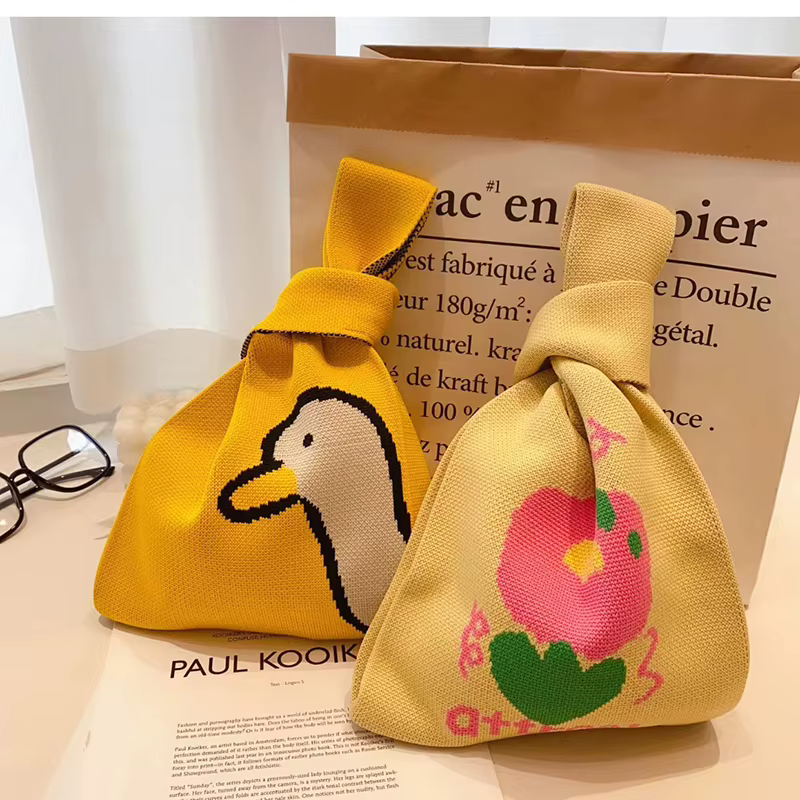 Sacs à main en tricot faits à la main pour femmes