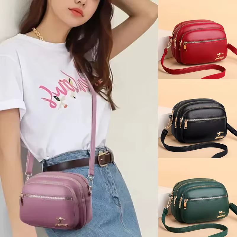 Sac à main en cuir souple pour femme