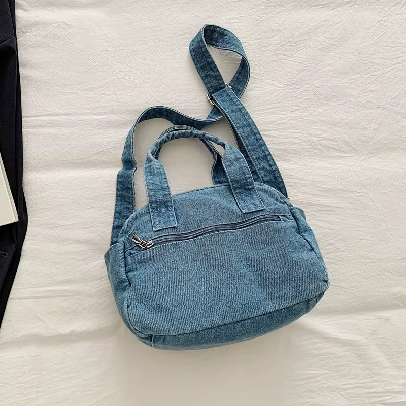Sac à bandoulière décontracté pour femmes, sac à bandoulière en Denim de haute qualité, fourre-tout de grande capacité, sacs à main multifonctionnels pour femmes