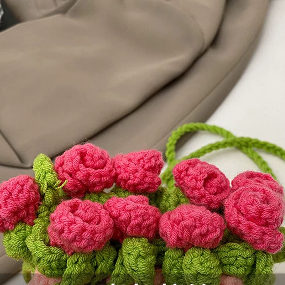 Sac seau de plage en corde de coton tressée