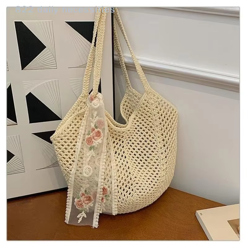 Sac tissé grande capacité pour femme
