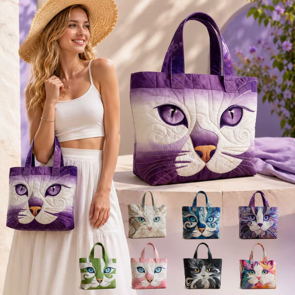 Sac fourre-tout matelassé vintage pour femme
