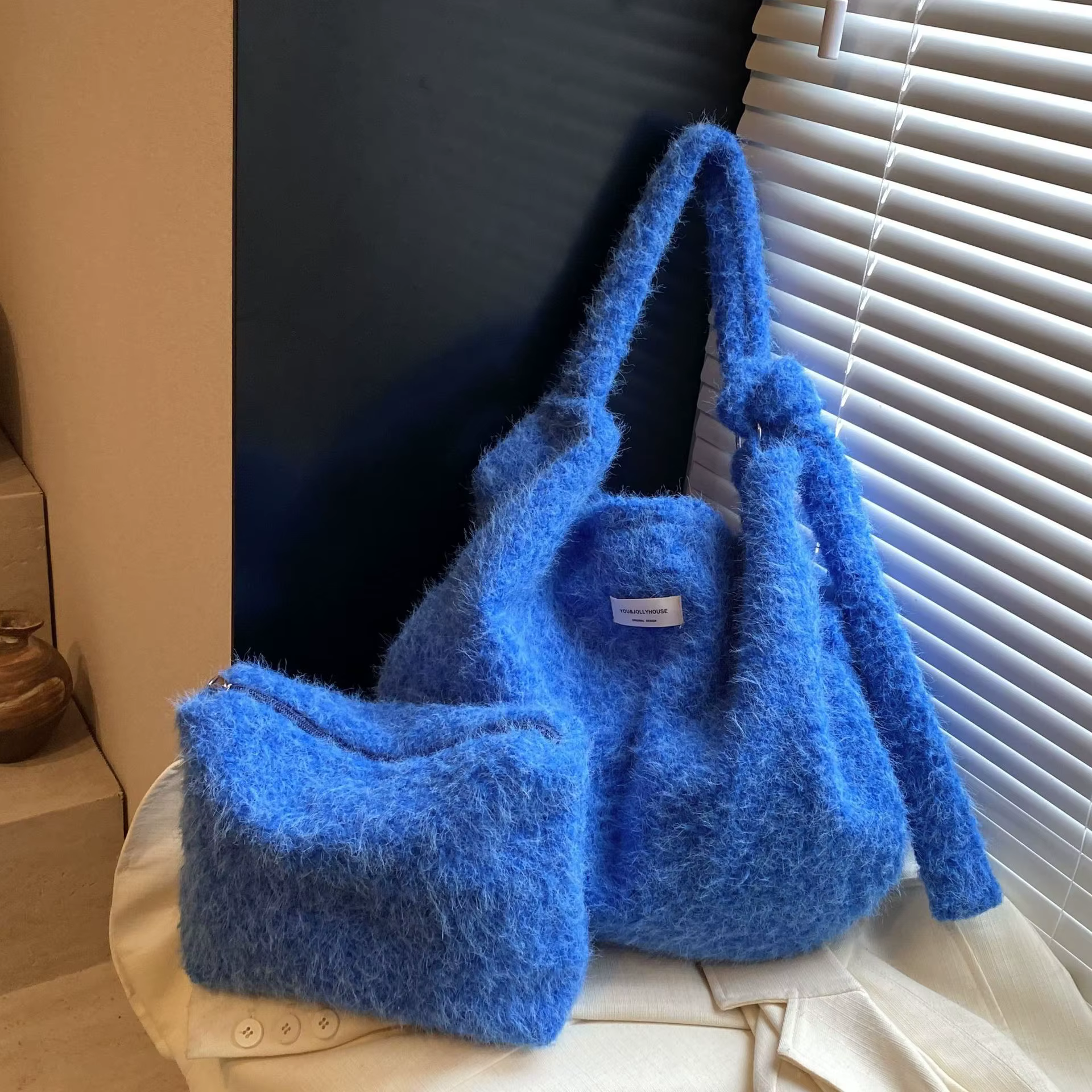 Sac en peluche de Style paresseux pour femmes