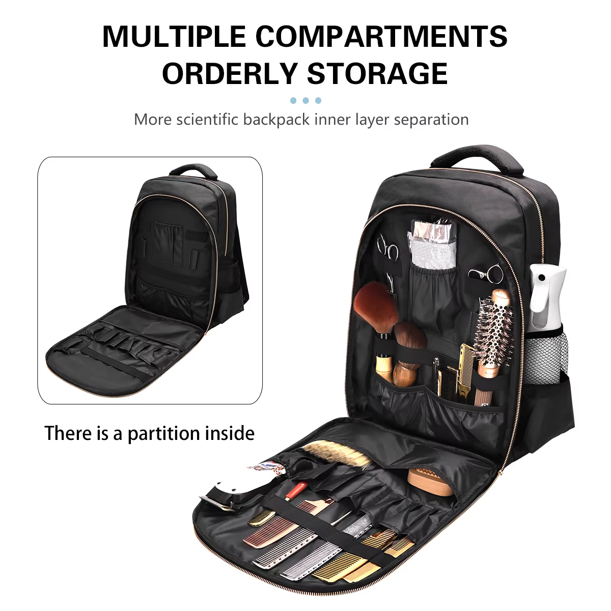 Sac à dos d'outils de coiffure