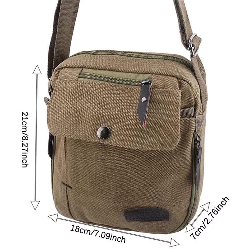 Sac carré au design vintage