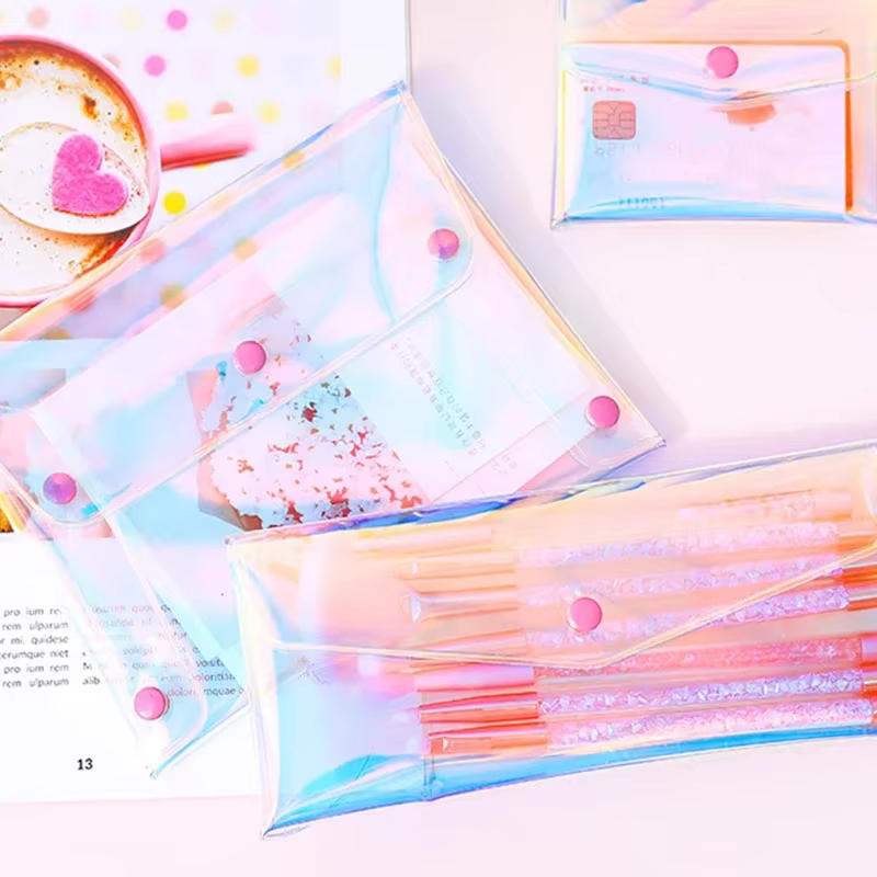 Sac à cosmétiques Transparent Laser pour femmes