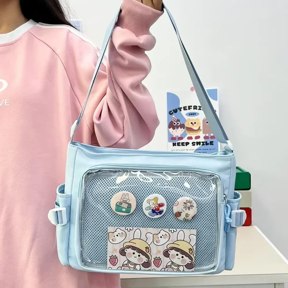 Sac à bandoulière Transparent japonais Y2K Lolita