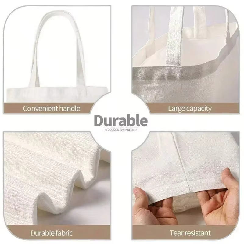 Sac fourre-tout vintage en toile Les Citrons