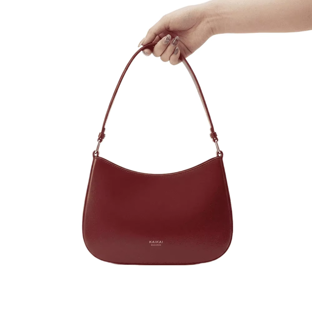Sac baguette rouge pour femme